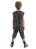 Denokids Overall "Space Rocket" in Grau