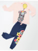 Denokids 2-delige outfit "Koala" lichtroze/donkerblauw