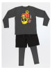 Denokids 2tlg. Outfit "Yo" in Anthrazit/ Schwarz