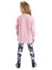 Denokids 2-delige outfit "Unicorn Dream" lichtroze/donkerblauw