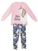Denokids 2-delige outfit "Unicorn Dream" lichtroze/donkerblauw