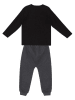 Denokids 2-delige outfit "Tiger Boy" zwart/antraciet