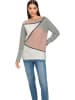Heine Pullover in Grau/ Rosa