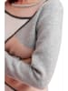 Heine Pullover in Grau/ Rosa