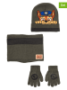 Disney Paw Patrol 3tlg. Set: Mütze, Handschuhe & Schal "Paw Patrol" in Khaki