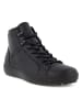 Ecco Leder-Boots in Schwarz
