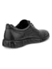 Ecco Leren veterschoenen "S Lite Hybrid" zwart
