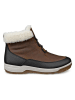 Ecco Leder-Winterboots "Trace Lite" in Hellbraun/ Schwarz