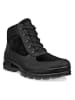 Ecco Leren boots "Rugged Track" zwart
