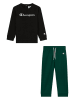 Champion 2-delige outfit zwart/groen