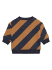 Noppies Sweatshirt in Dunkelblau/ Hellbraun