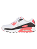 Nike Skórzane sneakersy "Air Max 90" w kolorze różowo-czarno-białym