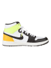 Nike Leder-Sneakers "1 Retro High Golf" in Gelb/ Schwarz/ Weiß