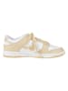 Nike Leren sneakers "Dunk Low" beige/wit