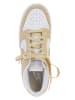 Nike Leder-Sneakers "Dunk Low" in Beige/ Weiß