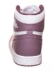 Nike Leren sneakers "Air Jordan 1 Retro High" wit/paars