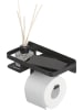 Tiger Toiletrolhouder zwart - (B)24 x (H)10 x (D)11,6 cm