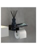 Tiger Toiletrolhouder zwart - (B)24 x (H)10 x (D)11,6 cm