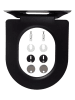 Tiger WC-Sitz "Stax" mit Absenkautomatik in Schwarz - (L)43 x (B)36,5 cm