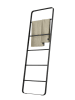 Sealskin Handdoekhouder "Brix Ladder'' zwart - (L)155 x (B)50 cm