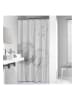 Sealskin Duschvorhang "Flow" in Weiß/ Schwarz - (L)200 x (B)180 cm