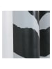 Sealskin Douchegordijn "Zebra" wit/zwart - (L)200 x (B)180 cm
