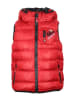 Peak Mountain Doorgestikte bodywarmer "Ecarti" rood/zwart