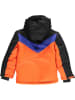 Peak Mountain 2-delige ski-/snowboardoutfit blauw/oranje