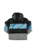 Peak Mountain Winterjacke in Schwarz/ Grau/ Blau