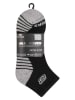 Skechers 3er-Set: Socken in Schwarz/ Grau