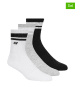 Skechers 6er-Set: Socken in Weiß/ Schwarz/ Grau