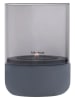 Blomus Windlicht ''Calma'' in Grau - (H)14 x Ø 10 cm