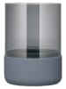 Blomus Windlicht ''Calma'' in Grau - (H)14 x Ø 10 cm