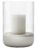 Blomus Windlicht ''Calma'' in Hellgrau - (H)22 x Ø 15 cm