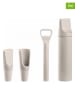 Blomus 4tlg. Wein-Set "Ilo" in Beige