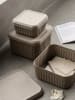 Blomus 2-delige set: opbergboxen "Redo" beige - (B)30 x (H)20 cm