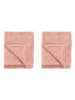 Blomus 2er-Set: Gästehandtücher "Frino" in Rosa - (L)30 x (B)50 cm