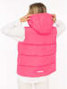 Zwillingsherz Steppweste kurz "Strandglück" in Pink