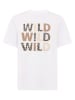 Zwillingsherz Shirt "Wild Wild Wild" in Weiß