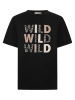 Zwillingsherz Shirt "Wild Wild Wild" zwart