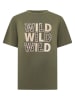 Zwillingsherz Shirt "Wild Wild Wild" in Khaki