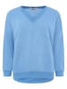 Zwillingsherz Pullover "Happiness Vibes" in Hellblau
