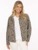 Zwillingsherz Jeansjacke in Beige/ Hellbraun