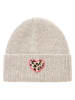 Zwillingsherz Muts "Leo-Herz" beige