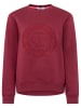 Zwillingsherz Sweatshirt "Wild and Free" bordeaux