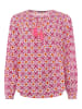 Zwillingsherz Bluse "Grafisch Classic" in Pink