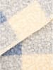 Zwillingsherz Schal "Karo & Teddy" in Creme/ Hellblau - (L)180 x (B)60 cm