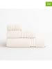 Pierre Cardin 3tlg. Handtuchset "Premium" in Creme