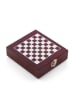 InnovaGoods 37tlg. Wein-Zubehör- & Schach-Set in Braun/ Weiß