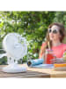 InnovaGoods LED-Tischventilator in Weiß - (H)17 x Ø 23 cm
